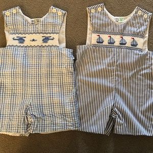 Boys Smocked Jon Jons- size 3